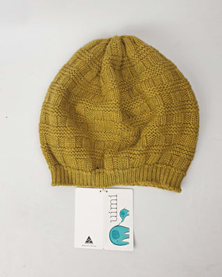 Uimi mustard wool knit beanie Uimi preloved second hand clothes 2