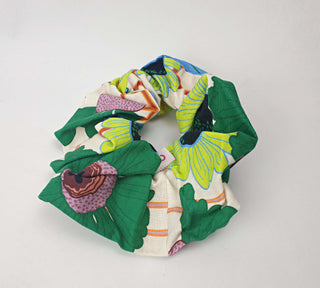 Obus green-toned print scrunchie Obus preloved second hand clothes 2