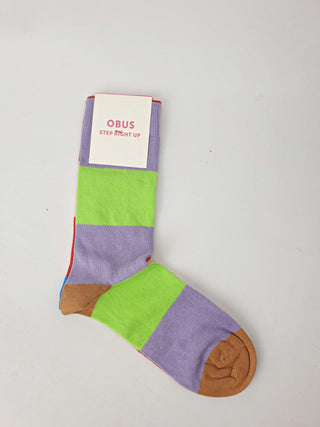 Obus colourful striped socks Obus preloved second hand clothes 3