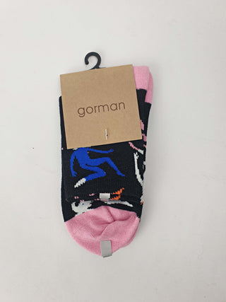 Gorman "dancing ladies" print sock Gorman preloved second hand clothes 2