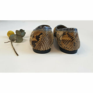 Andre Valentino snake skin leather flats size 7 Unknown preloved second hand clothes 4