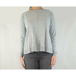 Asos second hand grey knit cotton mix jumper size M (best fits 12) Asos preloved second hand clothes 1