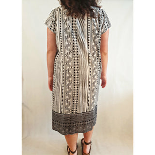 Cake pre-owned grey pattern sleeveless summer dress size XL (best fits 14-16) Cake preloved second hand clothes 7