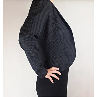 Preap & Coutts black spotted blazer/jacket size 1 (fits sizes 6-8) Preap & Coutts preloved second hand clothes 3