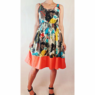 Body by Dainy Sawatzky pre-owned paint splatter dress size S Body by Dainy Sawatzky preloved second hand clothes 1